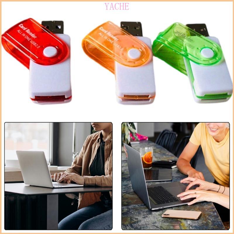 YECHE USB TF Card Reader สําหรับ PC Memory Card to USB Adapter MS Card Reader สําหรับกล้อง Memory Ca