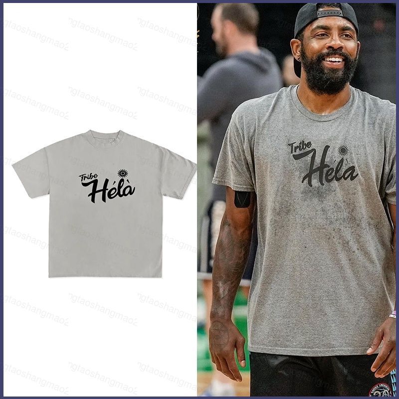 เสื้อยืดแขนสั้นKyrie Irving แบบฉบับNBA ฤดูร้อน