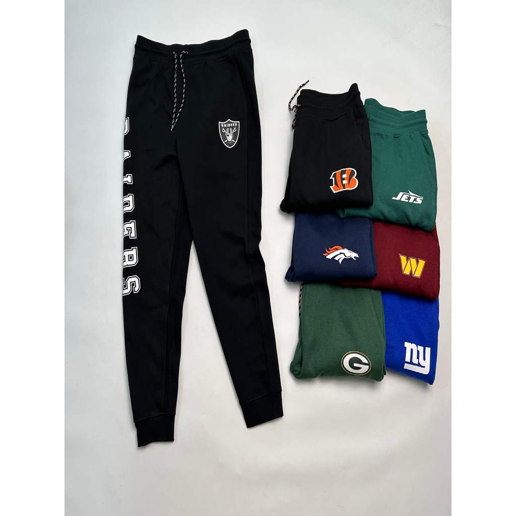 ฤดูใบไม้ผลิฤดูใบไม้ร่วงกางเกงดี North American Rugby Raiders ผู้ชายขนแกะ-ขนแกะ Sweatpants Offset เคร