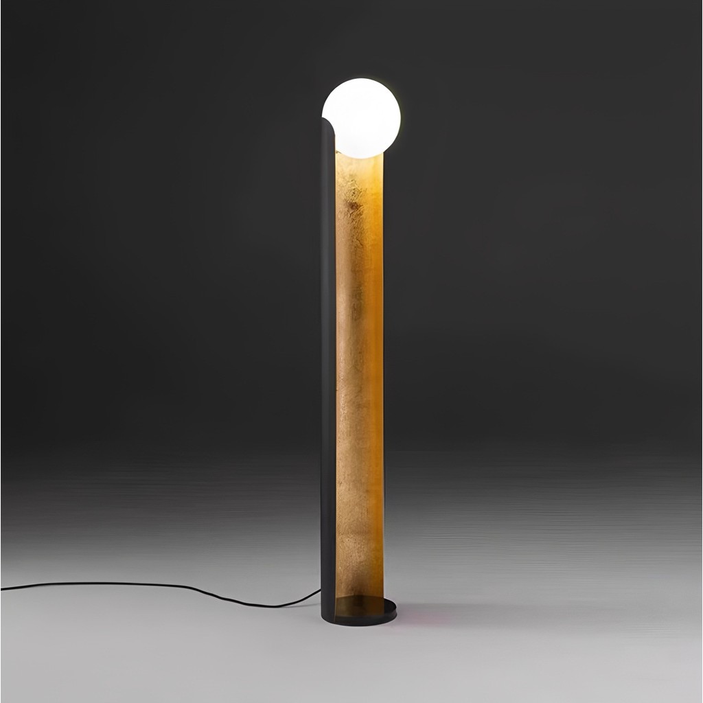 Marble Table Lamp with Glass Sphere for Bedroom Bedside, Postmodern Minimalist Desk Lamp, Nordic Cre