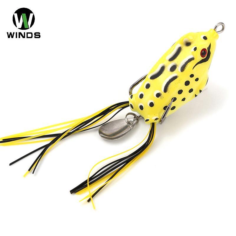 ODS 1 PC 10G กบ Lure Soft Tube เหยื่อตกปลา Lure ตะขอตกปลาประดิษฐ์ 3D ตา Topwater Ray กบเหยื่อ OD