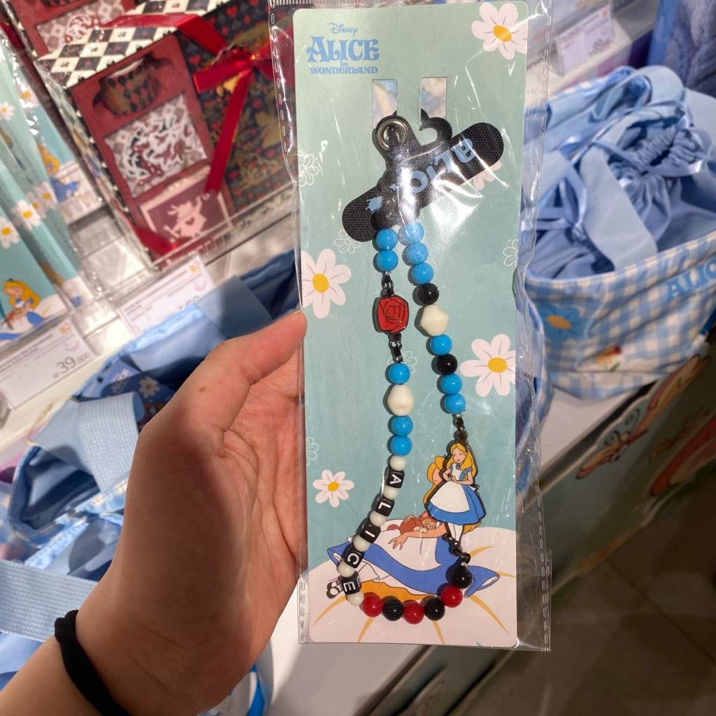 GANTUNGAN Oh Some x Disney Phone Charm Alice in Wonderland / ไม้แขวนเสื้อมือถือ Disney Toy Story / O