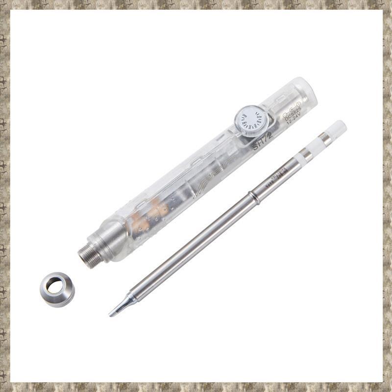 [zv0lma8i] SH72 หัวแร้ง 65W 12-24V 220-400°C เครื่องมือเชื่อมอุณหภูมิแบบปรับได้ SH72-BC2 ไม่ใช่ T12 