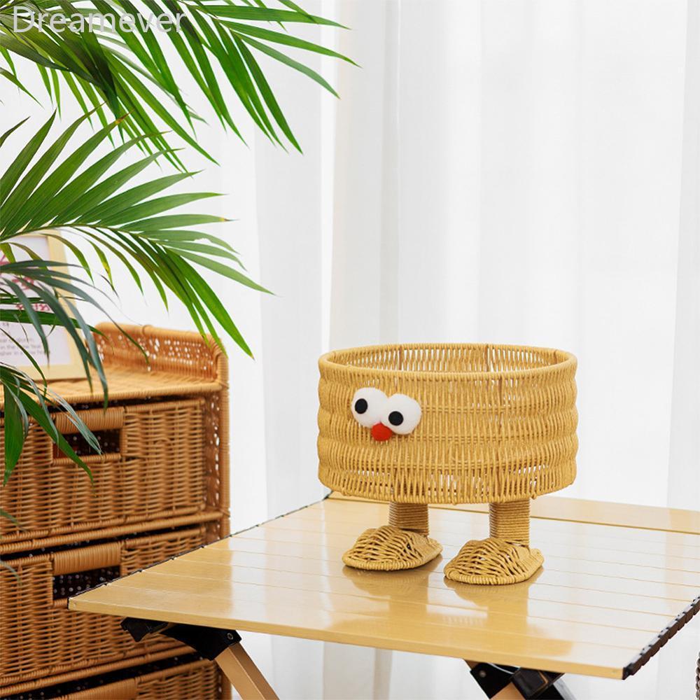 Dreamever ทอรูปเล็กๆ Desktop Storage จานผลไม้ขนมขบเคี้ยวแผ่นชั้นเก็บ Home Storage Organizer B7X6