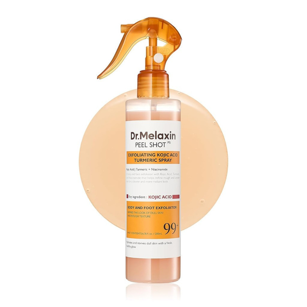ประกอบด้วย Koji Acid and Turmeric Facial Body Peeling Mist 200ml