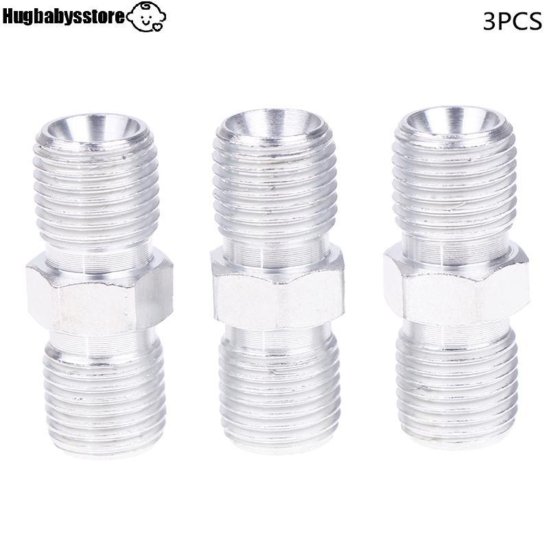 [Hugbabys-t] 3 ชิ้น 1/4 "ชายถึง 1/4 "ชาย NPT หัวนม FITTING อะแดปเตอร์สําหรับการเชื่อมต่อ Airless Pai