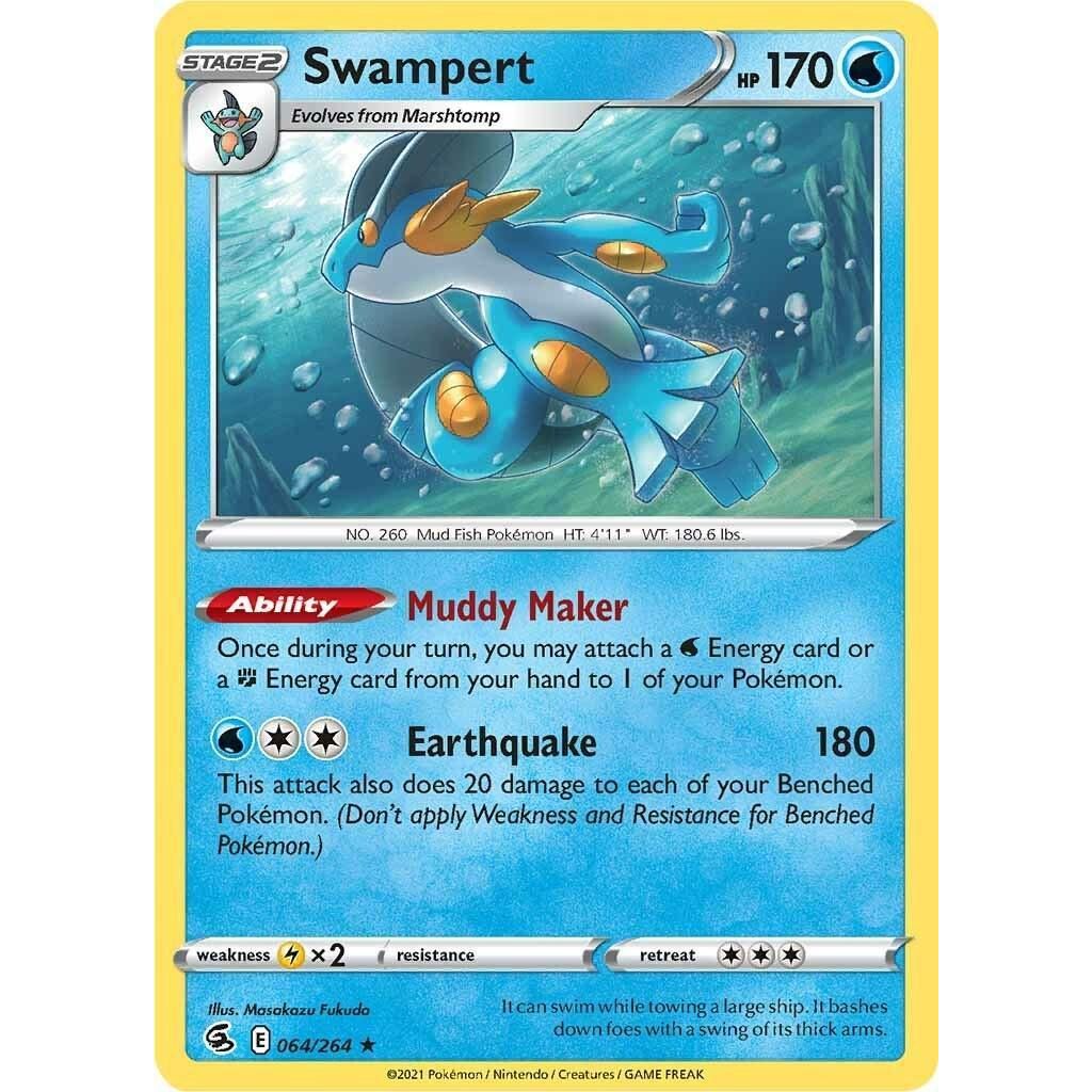 PTCG Swampert 064/264 Pokemon Fusion Strike
