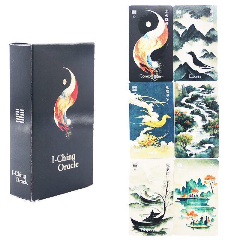 คุณเฉิง ที่ต้องการ!การ์ดเกมกระดาน I-Ching Oracle Edition 10.3 * 6 ซม. บริการคุณภาพสูง