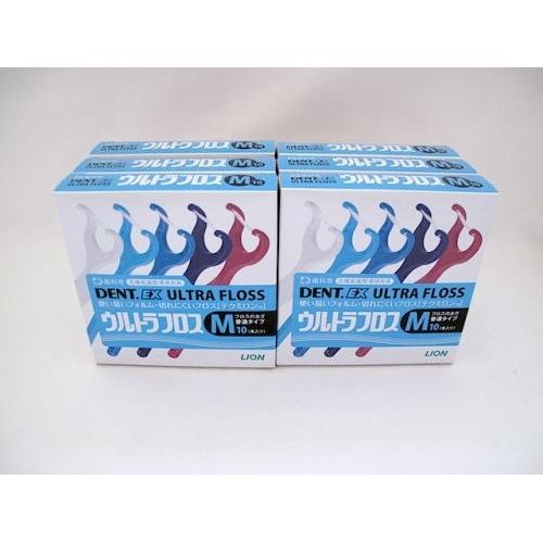 High-performance, easy to use, and resistant to breaking, Lion (LION) Dent EX Ultra Floss M - Set of