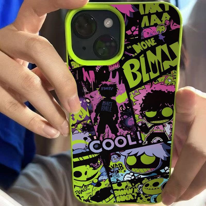 เหมาะสําหรับเคสโทรศัพท์ Apple iphone16 15/14prormax รวมทุกอย่าง 13/12/11 Graffiti อะนิเมะ xsmax เรือ