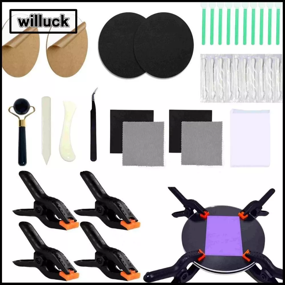 WILLUCK ชุดทำความสะอาดการ์ด 86 ชิ้น, เครื่องมือปรับแต่งและทำความสะอาด การ์ด ขนาดกะทัดรัดสำหรับผู้สะสม