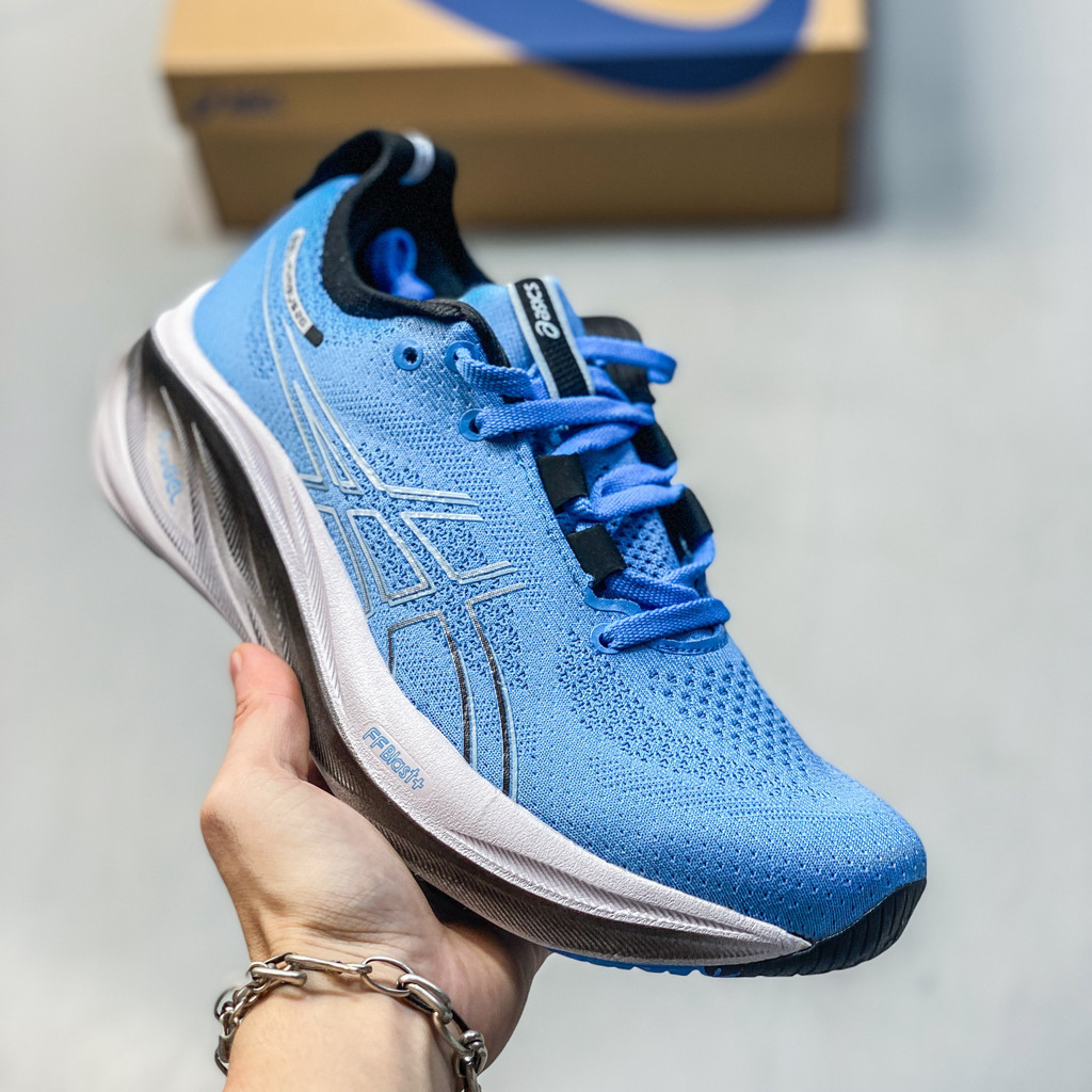รองเท้าวิ่ง ASICS Gel-Nimbus 26 กันลื่นและทนทาน เหมาะสำหรับการวิ่งกลางแจ้ง