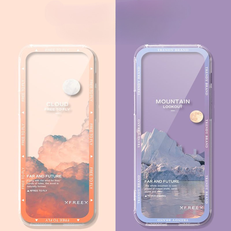 สําหรับ NOKIA 108 เคสโทรศัพท์ 4G Snow Mountain TA-1673 โปร่งใสที่กําหนดเอง NOKIA 3210/105 เคสป้องกัน