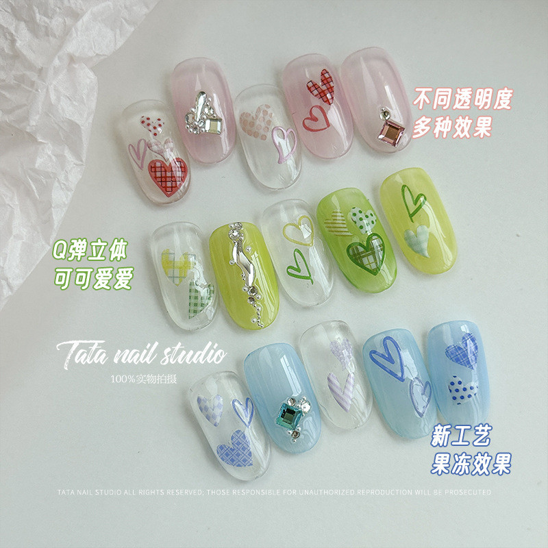 Spot Goods#tata&tomoni Collaboration Japanese-style nail art stickers, adhesive nail stickers, fruit