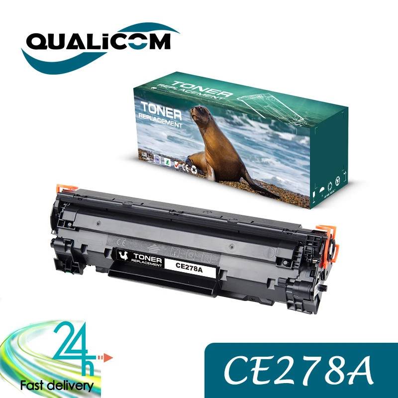 Qualcom CE278A 78A ตลับหมึกที่รองรับสําหรับ HP LaserJet Pro P1560 P1566 P1600 P1606dn M1536dnf