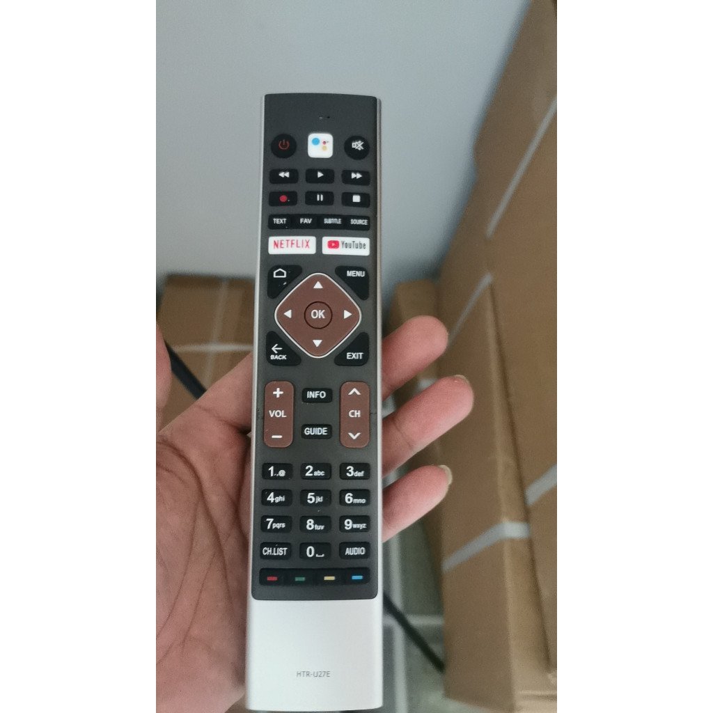 HTR-U27E เปลี่ยนรีโมทคอนโทรลสําหรับ Haier LCD LED สมาร์ททีวี LE32K6600SG LE43K6600SG LE43K6700UG LE5