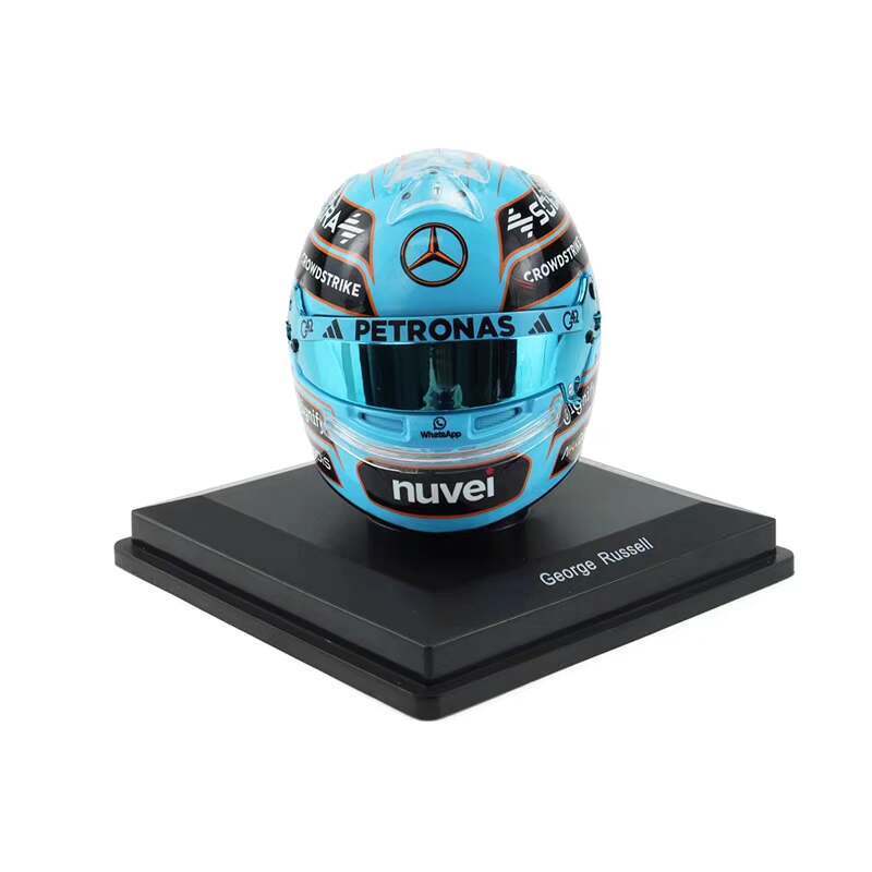 F1 Racing รุ่น 1: 5 เครื่องประดับหมวกกันน็อค Spark Benz Russell 2025 W16 UK Station