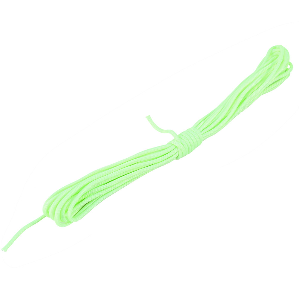 Shopp1 Paracord Parachute Cord Portable Survival 9 Strand 550 Luminous in The Dark 25Ft 50Ft 100Ft (
