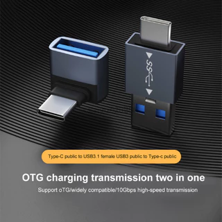 อะแดปเตอร์ OTG Type C 10Gbps LIKAIYUE 2 in 1 USB3.1 ถึง Type-C Type-C Data Adapter อลูมิเนียมความเร็วสูงสําหรับแล็ปท็อป/แท็บเล็ต/โทรศัพท์มือถือ