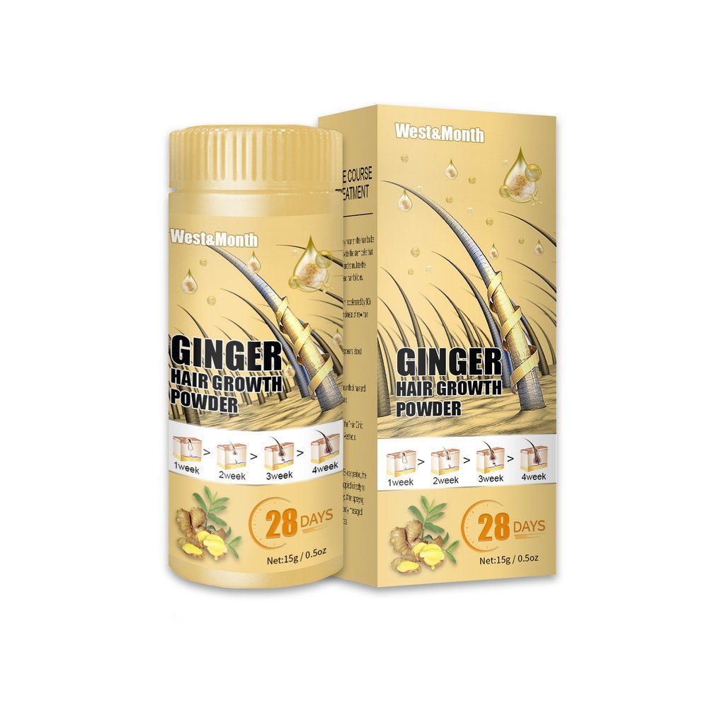 West & Month Ginger Dense Hair Powder Hair Root Care Moisturizing Dense Hair Strengthening Anti-Firm