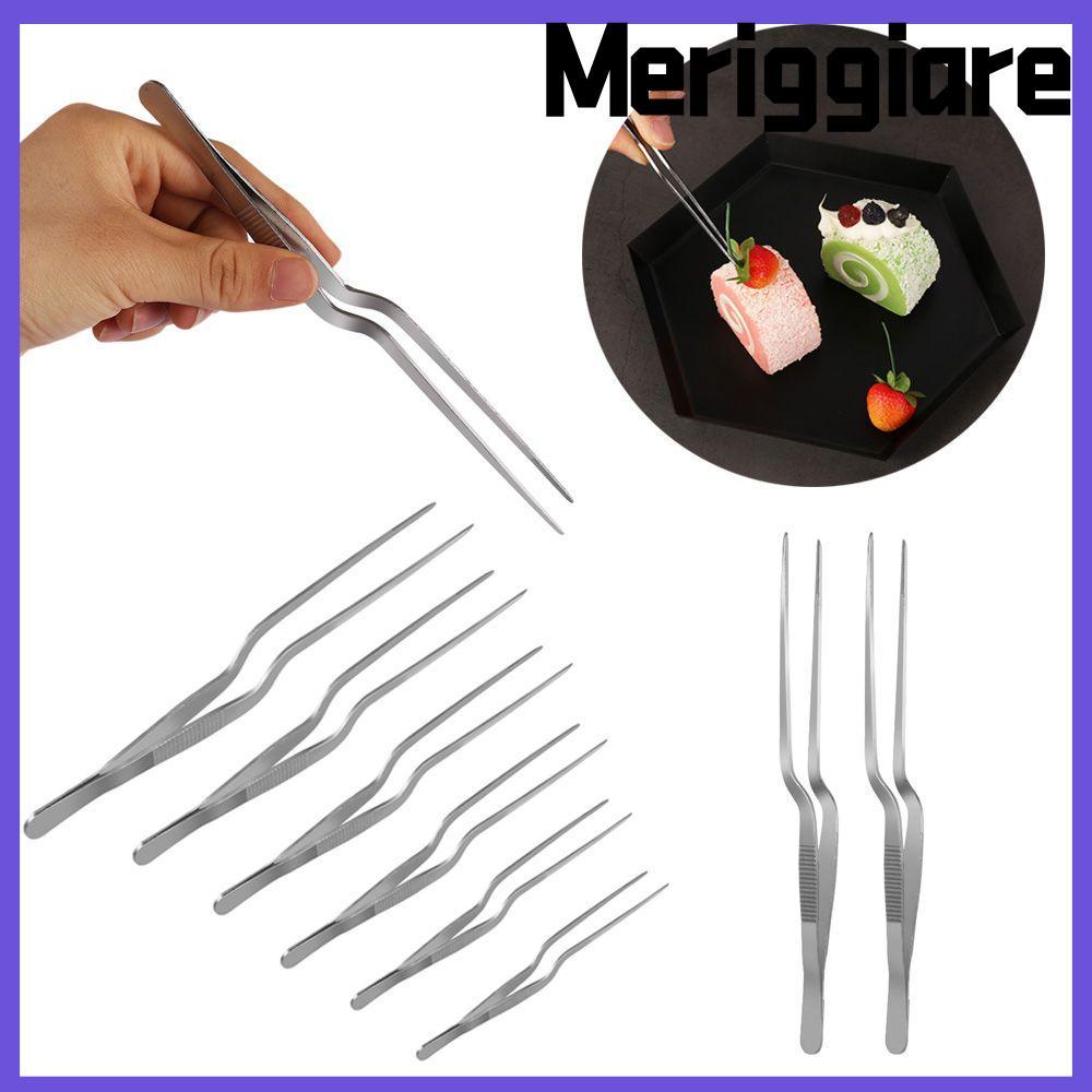 MERIGGIARE อาหาร Tweezer เครื่องมือครัวเสิร์ฟการนําเสนอคลิปบาร์บีคิว