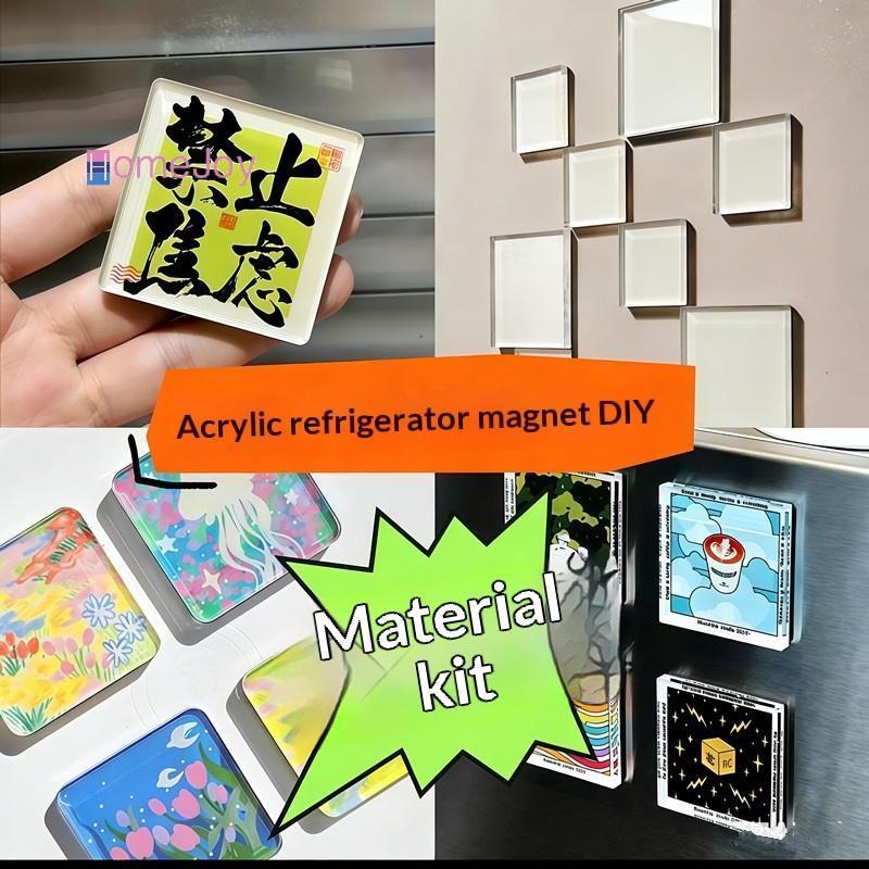 [HomeJoy-t] ตู้เย็นแม่เหล็กทํามือ Stier DIY วัสดุ Pa ชุดแม่เหล็กติดตู้เย็นงานฝีมือสร้างสรรค์สําหรับใช้ในบ้านของโรงเรียน