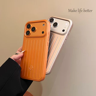 รูปแบบกระเป๋าเดินทางแฟชั่นเคสโทรศัพท์สําหรับ ไอโฟน 17 16 15 14 13 มือโปร สูงสุด กันกระแทกป้องกันการตกบางน้ําหนักเบาฝาครอบป้องกันหลายสีสําหรับใช้ประจําวันผู