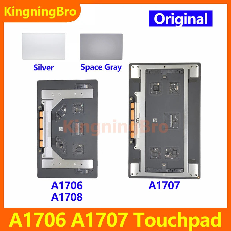 ทัชแพด A1707 ดั้งเดิม เหมาะสําหรับ Macbook Pro 13" 15" A1706 A1707 A1708 ทัชแพด สีเงิน/เทาสเปซ 2016-