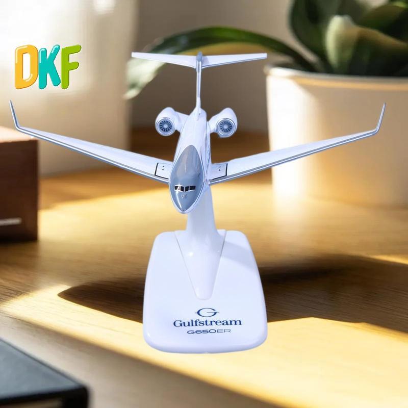DKF-t 1PCS Gulfstream G650 เครื่องบิน Diecast 1/200 Scale เครื่องบินรุ่นเครื่องบิน G650ER เครื่องบิน