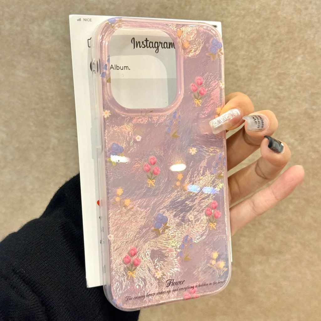 4.17-Love เสือดาวพิมพ์เหมาะสําหรับ Apple 17promax เคสโทรศัพท์ ihone16 สไตล์ใหม่ 15pro Glacier รูปแบบ