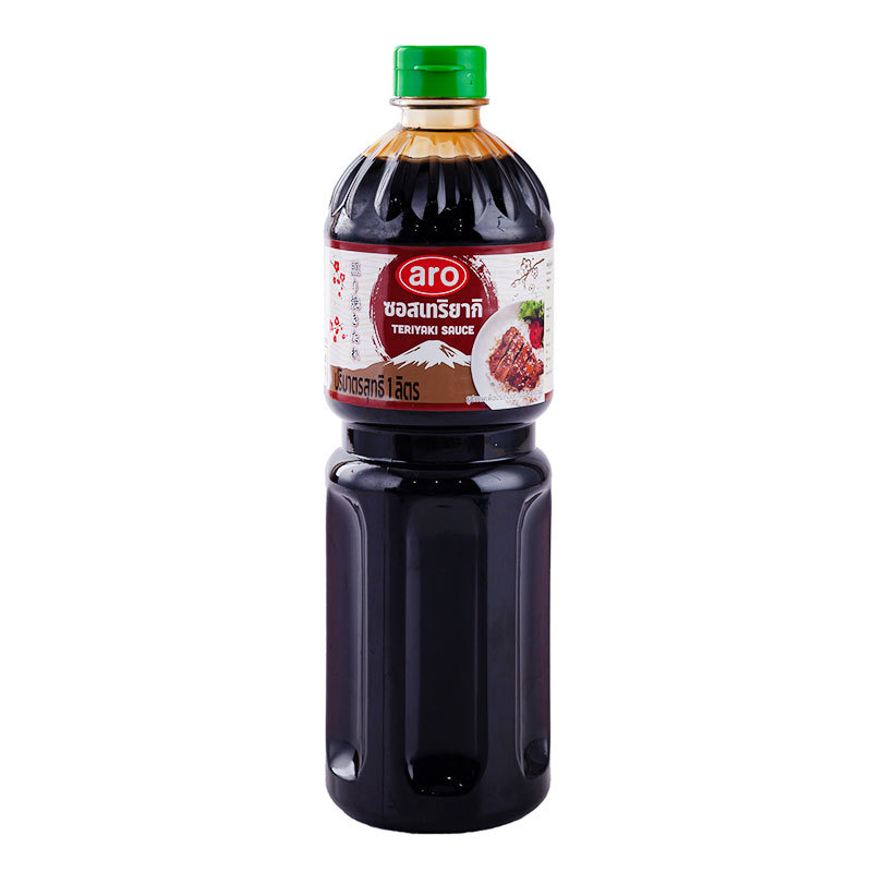 เอโร่ ซอสเทริยากิ 1 ลิตร ARO Teriyaki Sauce ซอสญี่ปุ่น สำหรับย่าง/ราด/หมัก