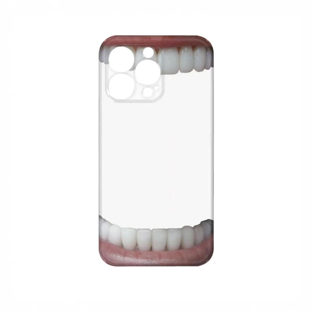 Tooth Art เหมาะสําหรับ iPhone17 เคสโทรศัพท์ 16 Apple 15promax โปร่งใส 14/13pro/12/11 เคสโทรศัพท์แบบนุ่ม
