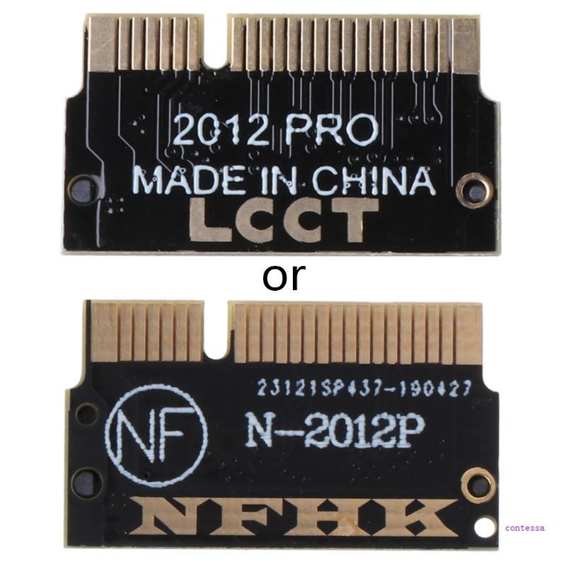 CON Retina 2012 A1398 A1425 เดสก์ท็อป SSD สําหรับ M 2 PCIE สําหรับคีย์สําหรับ M อะแดปเตอร์การ์ด SSD 