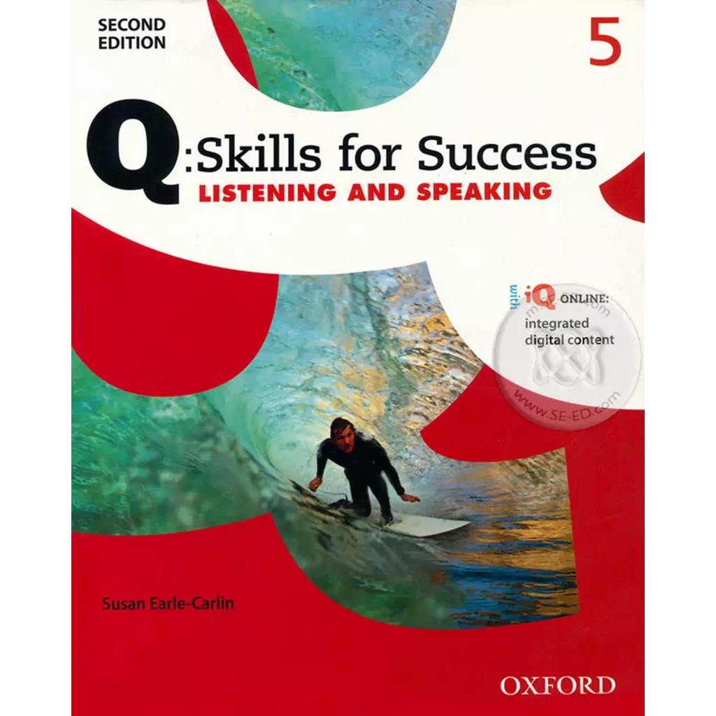Bundanjai (หนังสือ) Q : Skills for Success 2nd ED 5, Listening & Speaking : Student's Book +iQ Onlin