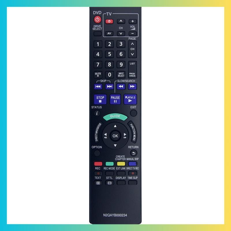 สําหรับ DVD รีโมทคอนโทรลทดแทน N2QAYB000234 สําหรับรุ่น DMR-EX71S DMR-EX81S DMR-EX71S DMR-EX71SEGS DM