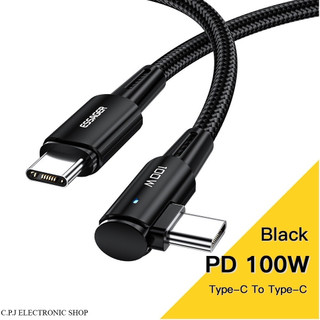 Essager สายชาร์จ USB C เป็น Type C 60W 100W QC4.0 PD30W ชาร์จเร็ว สําหรับ Xiaomi 10 Pro Huawei A01