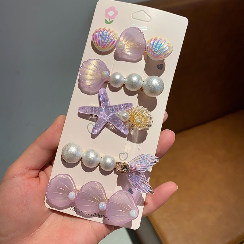 เธอเชลล์ Ocean Hairpin นักเรียน Mermaid Hairpin Mermaid Hairpin Hairpin SHELL Ocean Hairpin นักเรียน