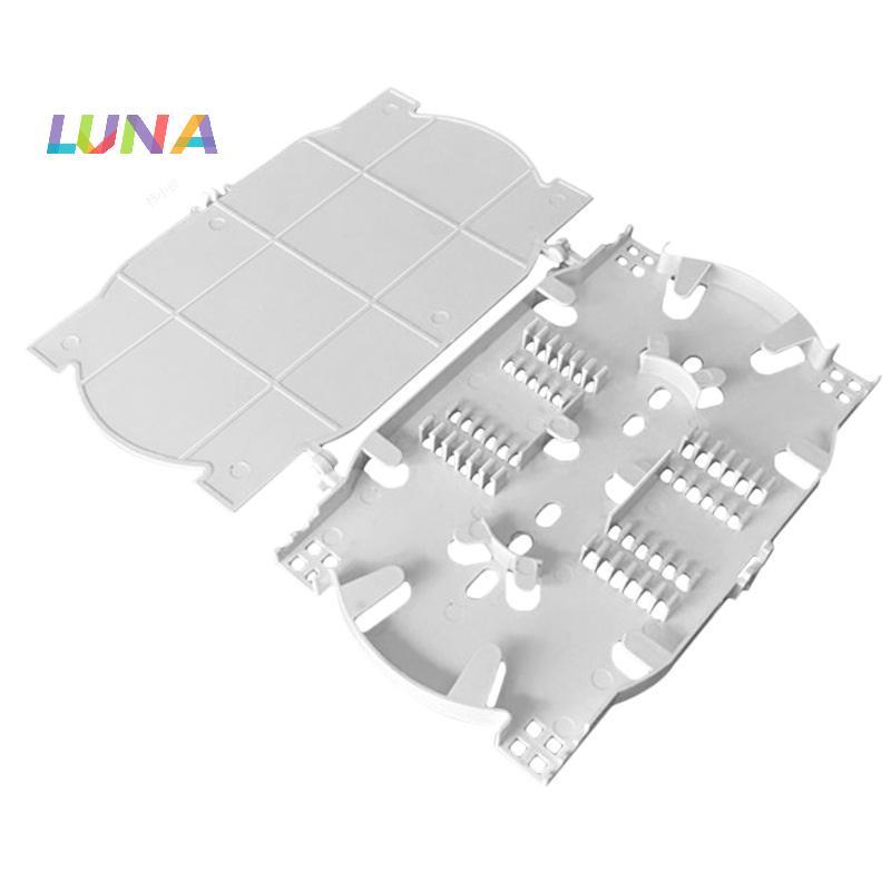 Danmiao111 Optic Splice 12/24 ถาดคอใหม่ ABS สําหรับเส้นใย Patch แผง Ftth คอเต่ากล่องในร่มกลางแจ้ง CA