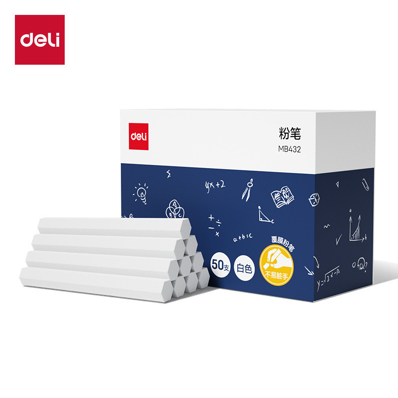 Deli MB432/MB433/MB434/MB435 ลามิเนตชอล์กกระดานวาดภาพกระดานดํา Erasable ครู 1E6Q