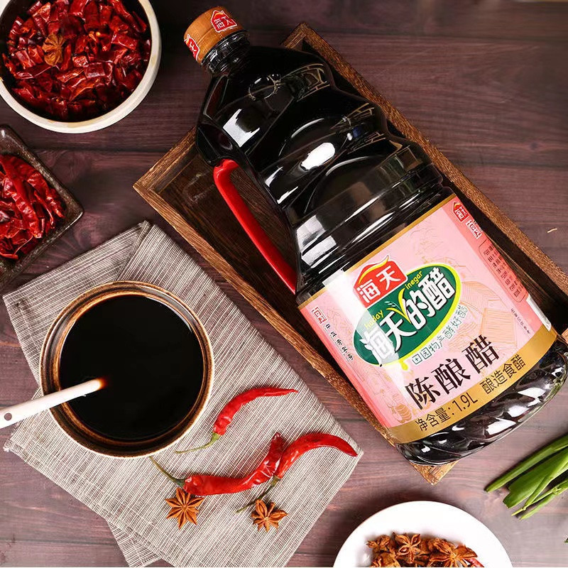 [ยกลังx6] น้ำส้มสายชูหมัก เปรี้ยวหอม อร่อยทุกเมนู ฮาเดย์ 海天 陈酿醋 1.9L