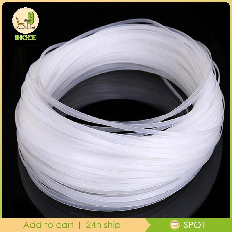 [Ihoce] 100 ม. พลาสติกใส Boning Corset Strip Craft เย็บ DIY ชั้นวางชุดแต่งงาน