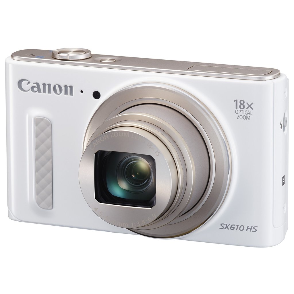 【Excellent】 กล้องดิจิทัล Canon PowerShot SX610 HS สีขาว ซูมออปติคอล 18 เท่า รุ่น PSSX610HS(WH)