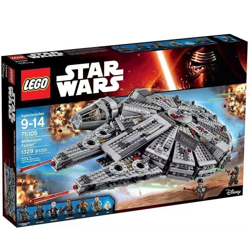 LEGO LEGO 75105 Millennium Falcon Building Block ของเล่น Star Wars Series
