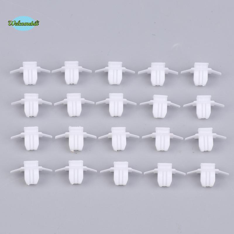 [WLB-t] 20PCS ด้านข้างกระโปรง Sill Moulding ฝาครอบล้อ Arch Flare Trim Moulding คลิปสําหรับ CR-V Civi