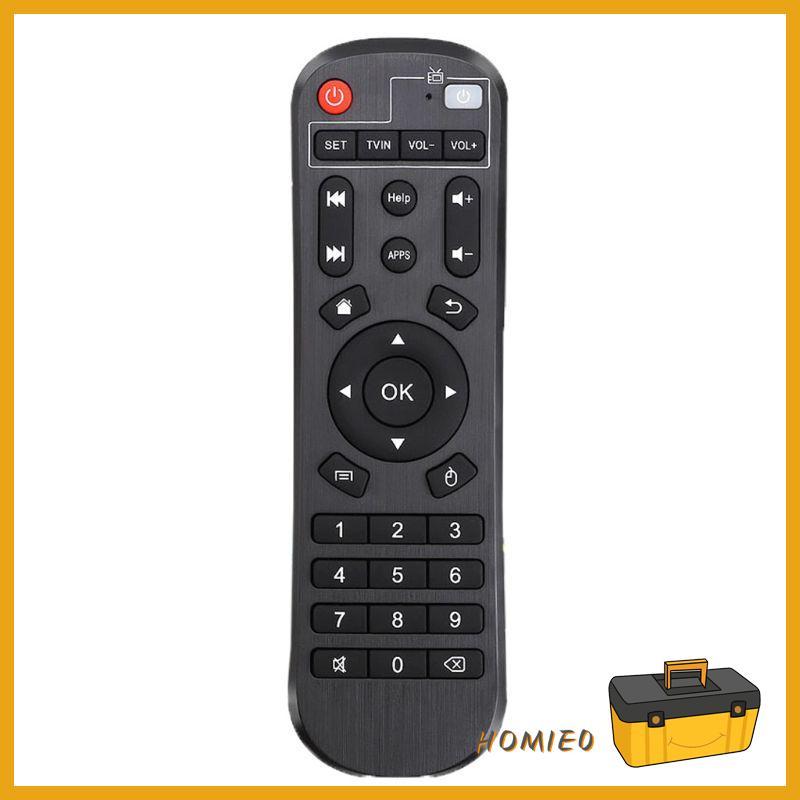 HOMIE0 สําหรับสมาร์ททีวีรีโมทคอนโทรล H96 สําหรับ Android TV กล่อง H96 Max H2 H96 Max Plus X96 M