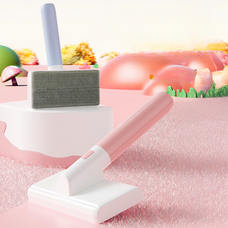 สัตว์เลี้ยงลูกกลิ้งกําจัดขนแปรงสองทางผมเหนียวสัตว์เลี้ยงผมทําความสะอาดโซฟาพรมแมวผมเหนียวอุปกรณ์อุปกรณ์สัตว์เลี้ยง - รูปที่ 3