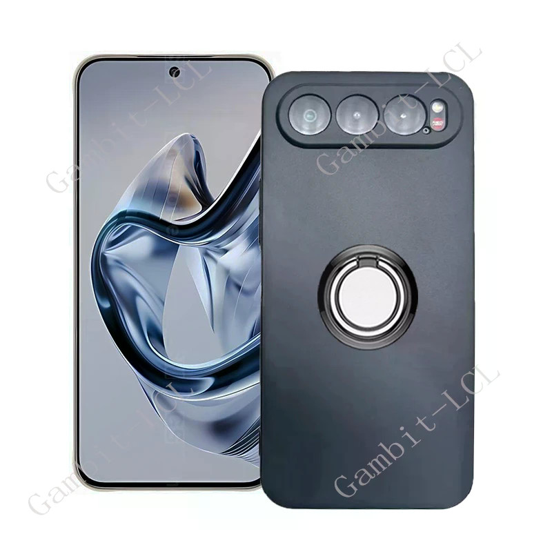 สําหรับ ZTE Nubia Air 2025 ZTENubiaAir Nubia Air 6.7 8 "กลับผู้ถือแหวนวงเล็บฝาครอบโทรศัพท์ TPU ซิลิโ