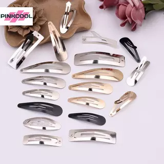 PINKCOOL 50 ชิ้นกิ๊บติดผมโลหะเรียบง่ายSilver Gold BBคลิปDiy HandmadeสาวHeaddressอุปกรณ์เสริมBarette Hairpins Pinร้อน