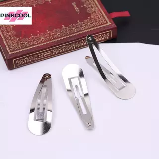 PINKCOOL 50 ชิ้นกิ๊บติดผมโลหะเรียบง่ายSilver Gold BBคลิปDiy HandmadeสาวHeaddressอุปกรณ์เสริมBarette Hairpins Pinร้อน