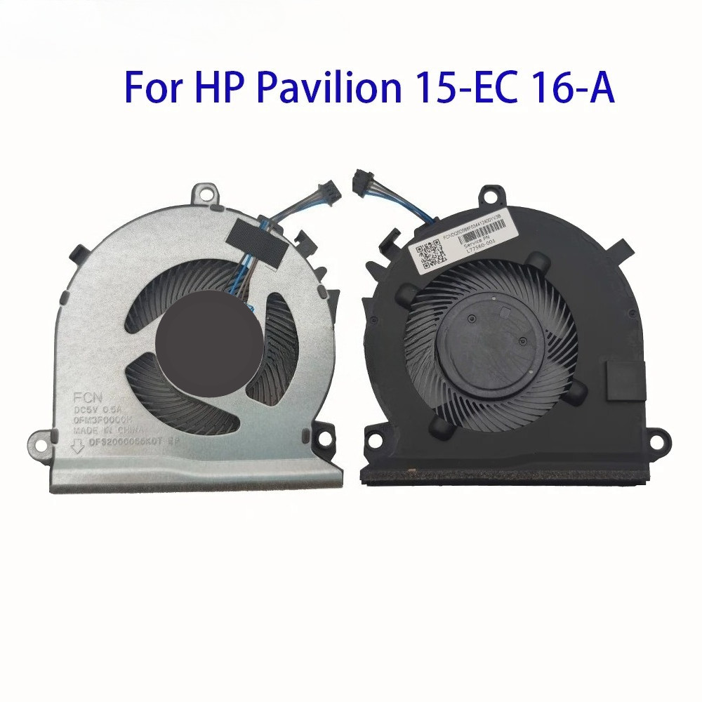 พัดลมระบายความร้อน CPU สําหรับ HP Pavilion Gaming 15-EC 15T-EC 15Z-EC 16A 16T-A TPN-Q284 Q229 L72702